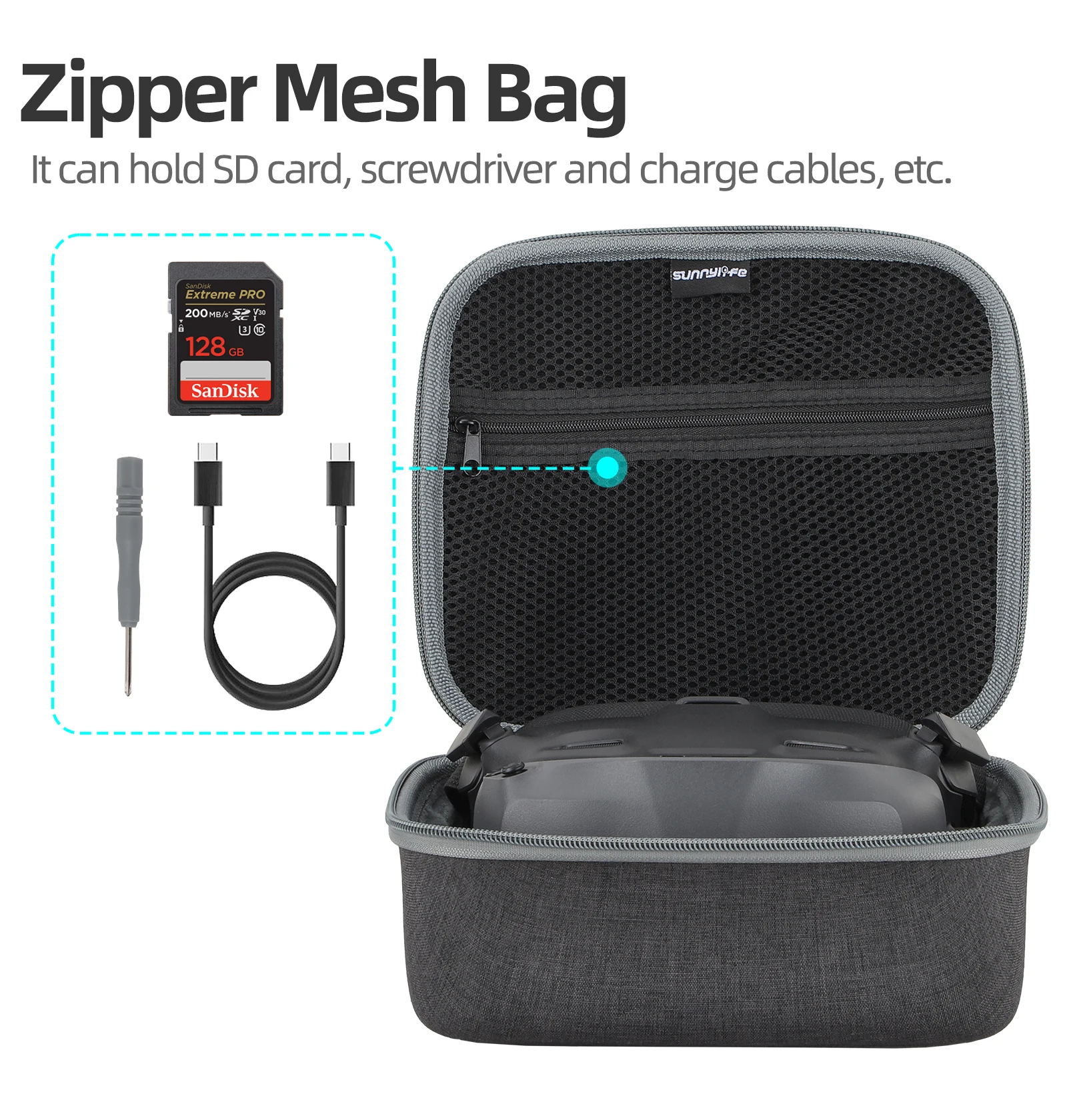 DJI NEO Goggles N3/Motion 3 Storage Bag Carrying Case Shockproof Protective Bag Drone Accessories