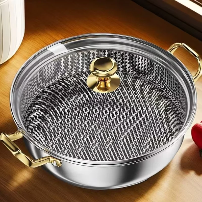Stainless Steel Pan With Lid 1