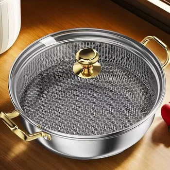 Stainless Steel Pan With Lid 1