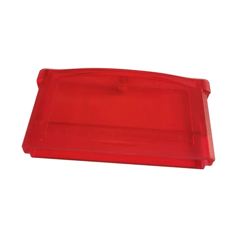 10PCS Plastic Cases For GB Games Card Cartridge Box Transparent red
