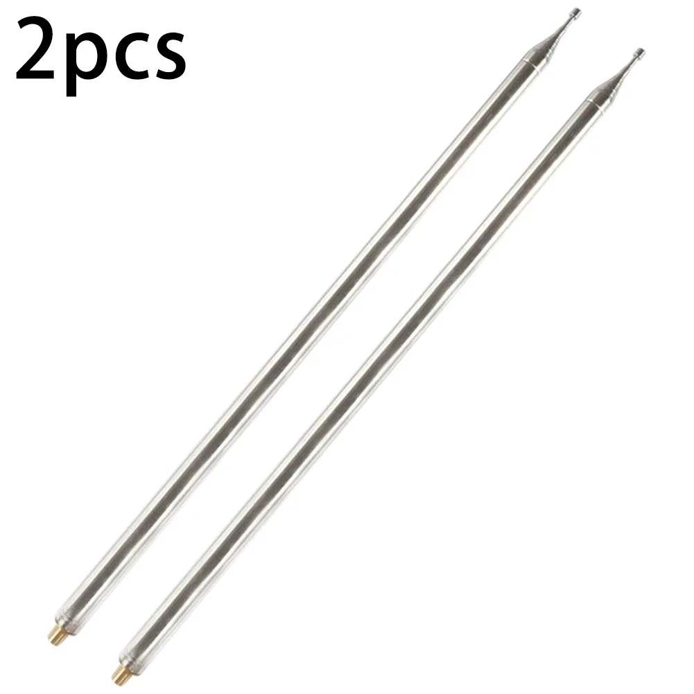 BlissfulAbode Antenne Télescopique 5,6m 14 Sections Acier Inoxydable - Antenne Radio Amateur GP