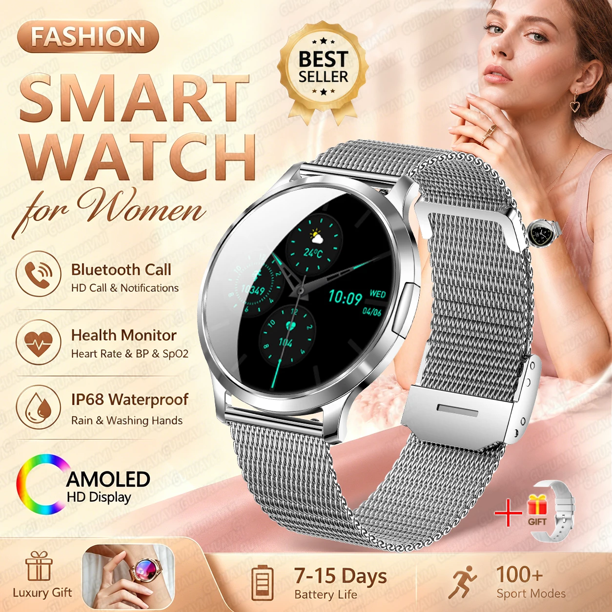 Silver Mesh belt