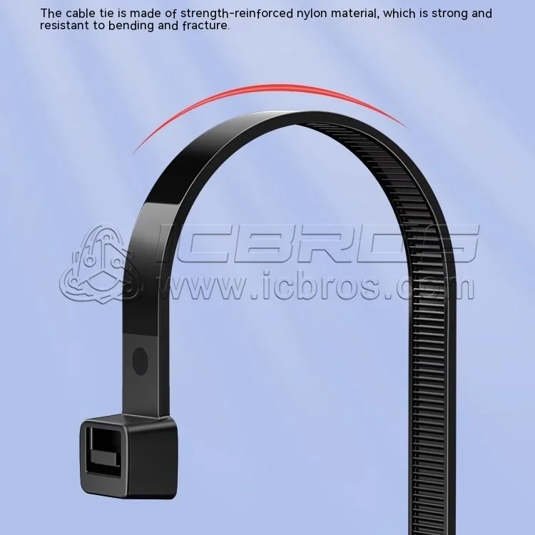 50/250/1000Pcs Nylon Cable Tie Self-locking Wire Zip Ties Set Kit 3*100 3*150 4*200 Supply Fasteners Hardware Cable Ties