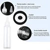 10Pcs Transparent Sharp-mouth Bottle 10/30/50/60/100/120ml Plastic Squeezable Needle Bottles Color Paste Bottle Ink Glue Bottle 2