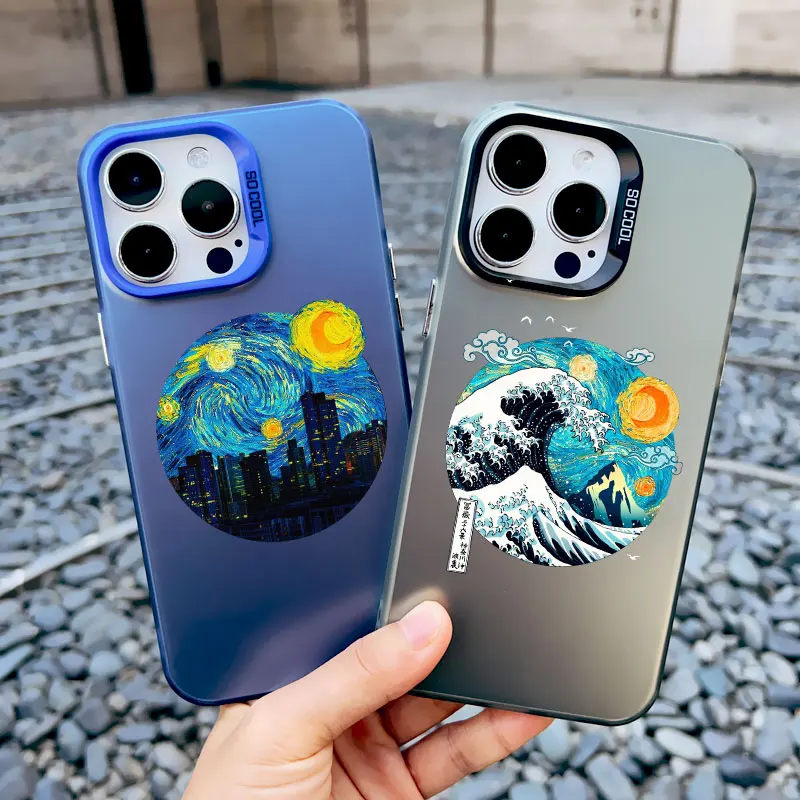 Van Gogh Inspired Oil Painting Phone Case - Artistic Laser Cover
