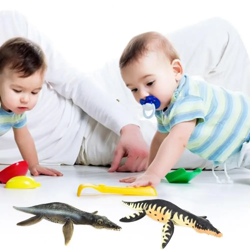 Dinosaur Ornament Educational Toy Simulation Dinosaur Realistic Shape Collectible Realistic Liopleurodon Model Figure