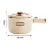 Multi Functional Mini Cooker Pot Nonstick Household 1.6L Multifunctional Electric Skillet for Oatmeal Ramen Steak Dumpling 6