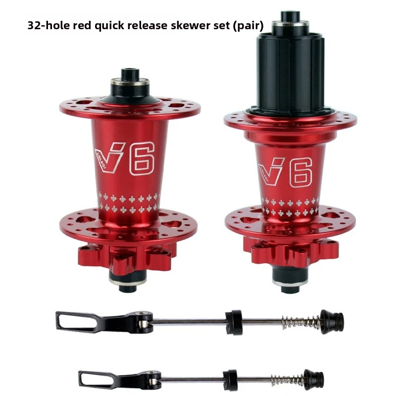 36홀 V6 산악자전거 허브, 120링 사운드, 6볼트 디스크 브레이크, HG 타워 호환 (7-12단 변속기용)