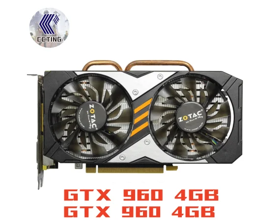 ZOTAC GTX 960 4GB Video Card GPU 128Bit GDDR5 Graphics Cards For 