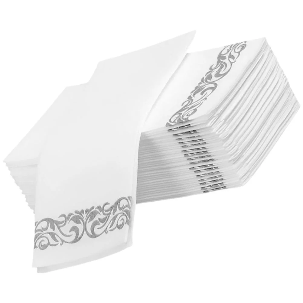 Disposable Napkins Tissues Foldable Ideal for Parties Weddings Banquets 25Pcs