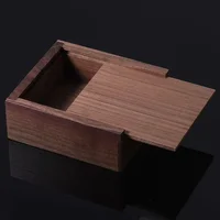 4.13x3.74x1.46inch Wood Box Free Engraving Name Maple Square Wooden Storage Box for Jewelry Or Collect Accessories Wood Decor 1