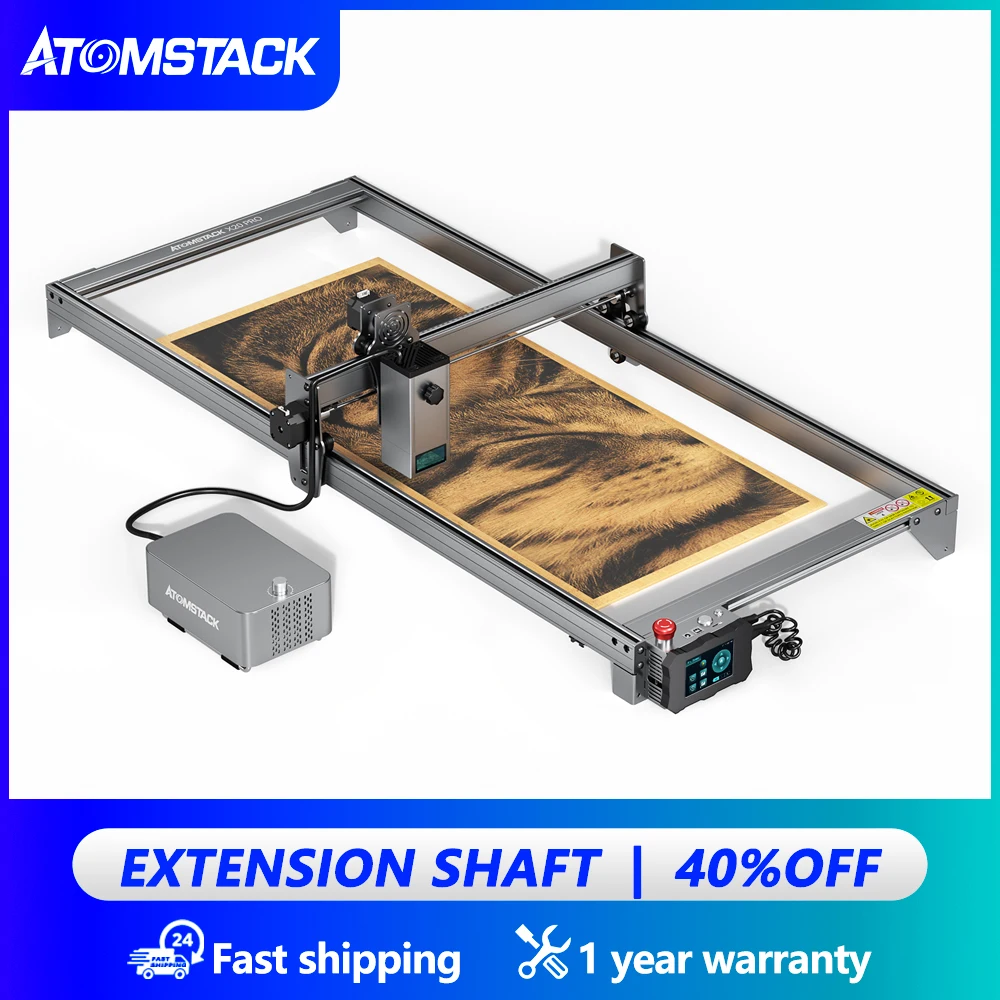 Atomstack Yaxis Extension Shaft Kits For X20 Pro A20 Pro S20 Pro Laser