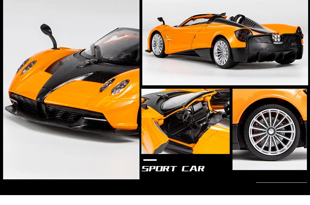 Pagani Huayra Model with Lights