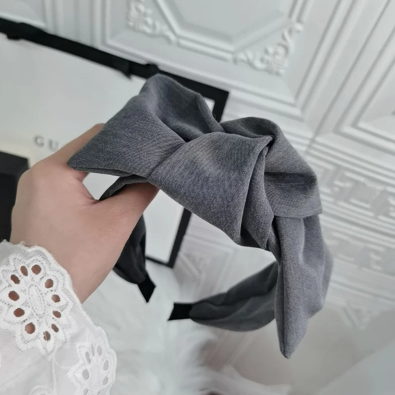 Vintage Wide-Brimmed Bow Hair Accessory Set