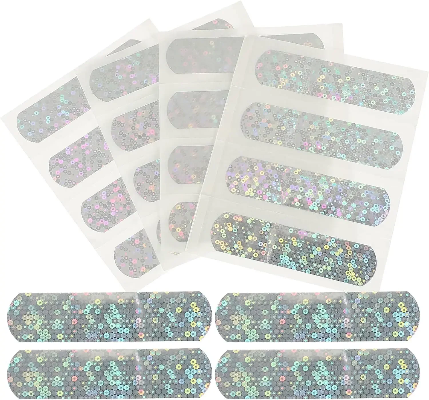 10pcs/lot Baby Diamond Flicker Bandages Band Aid Cute Cool Wound Plasters for Kids Children Dressing Patch Adhesive Bandaids