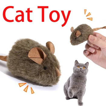 Interactive Plush Mouse Toy 1