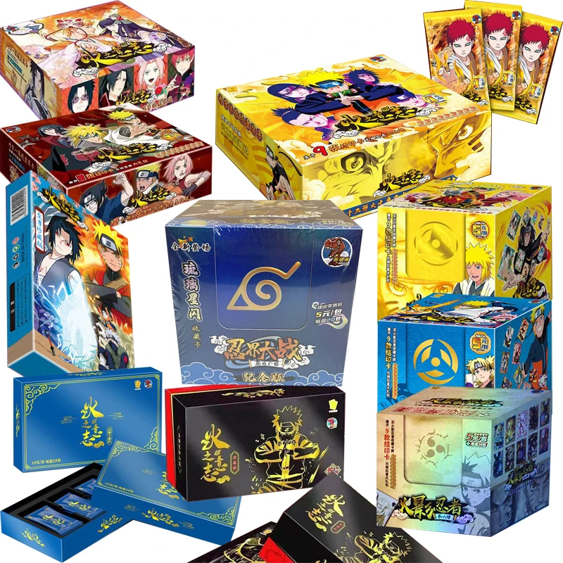

Naruto Rare Sealed Cassette Haruno Sakura Sasuke Anime Characters Bronzing Collection Flash Card Cartoon Toys Christmas Gift