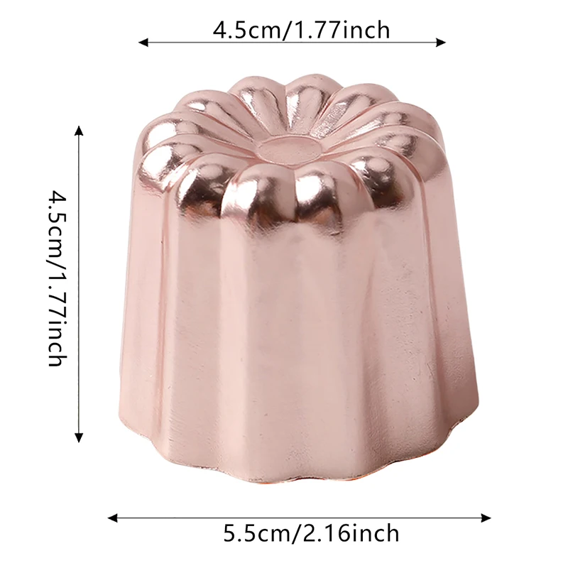 Mini Cannele Mold Cupcake Pan Muffin Tray Cake Mold Non-stick DIY Cake Muffin Baking Tool Pastry Decorating Tool Baking Pan pastry tools