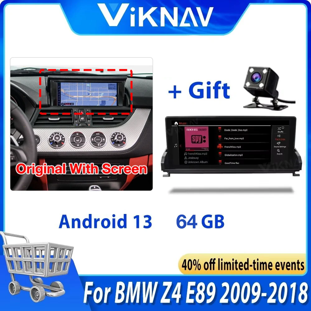 Android 13 New Upgtade Car Radio For BMW Z4 E89 2009-2018 GPS
