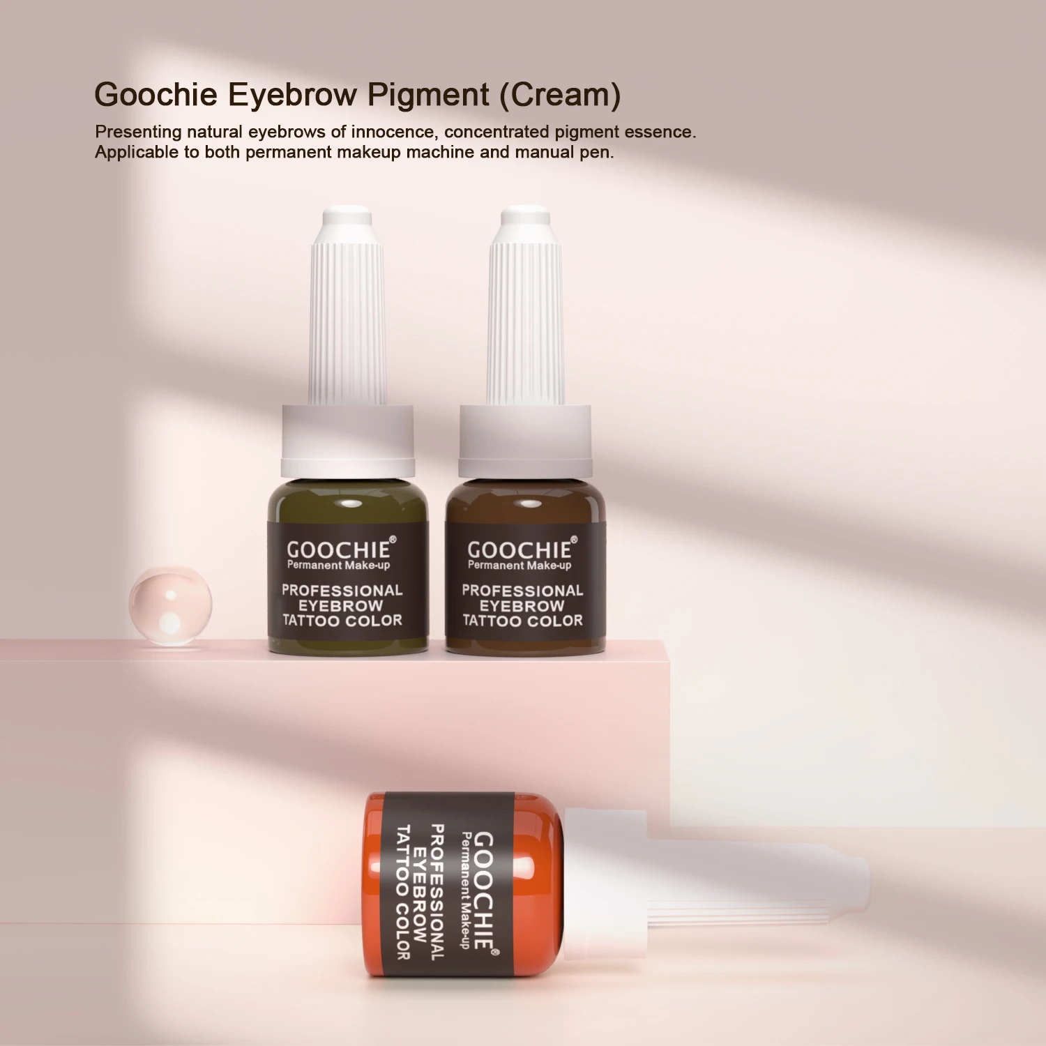 Goochie Eyebrow Microblading Cream Permanent Makeup Pigment Manual Ink