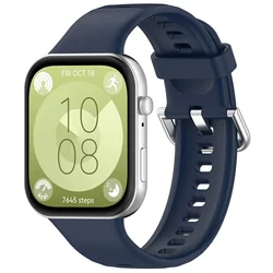 Sports Silicone Strap - Comfortable and Breathable Replacement Wristband for Huawei Fit 5 - 4 Pro (Midnight Blue)