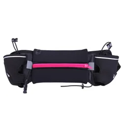 Enhanced Running Waist Bag for Outdoor Activities - Lightweight and Hydration-Ready (Red)