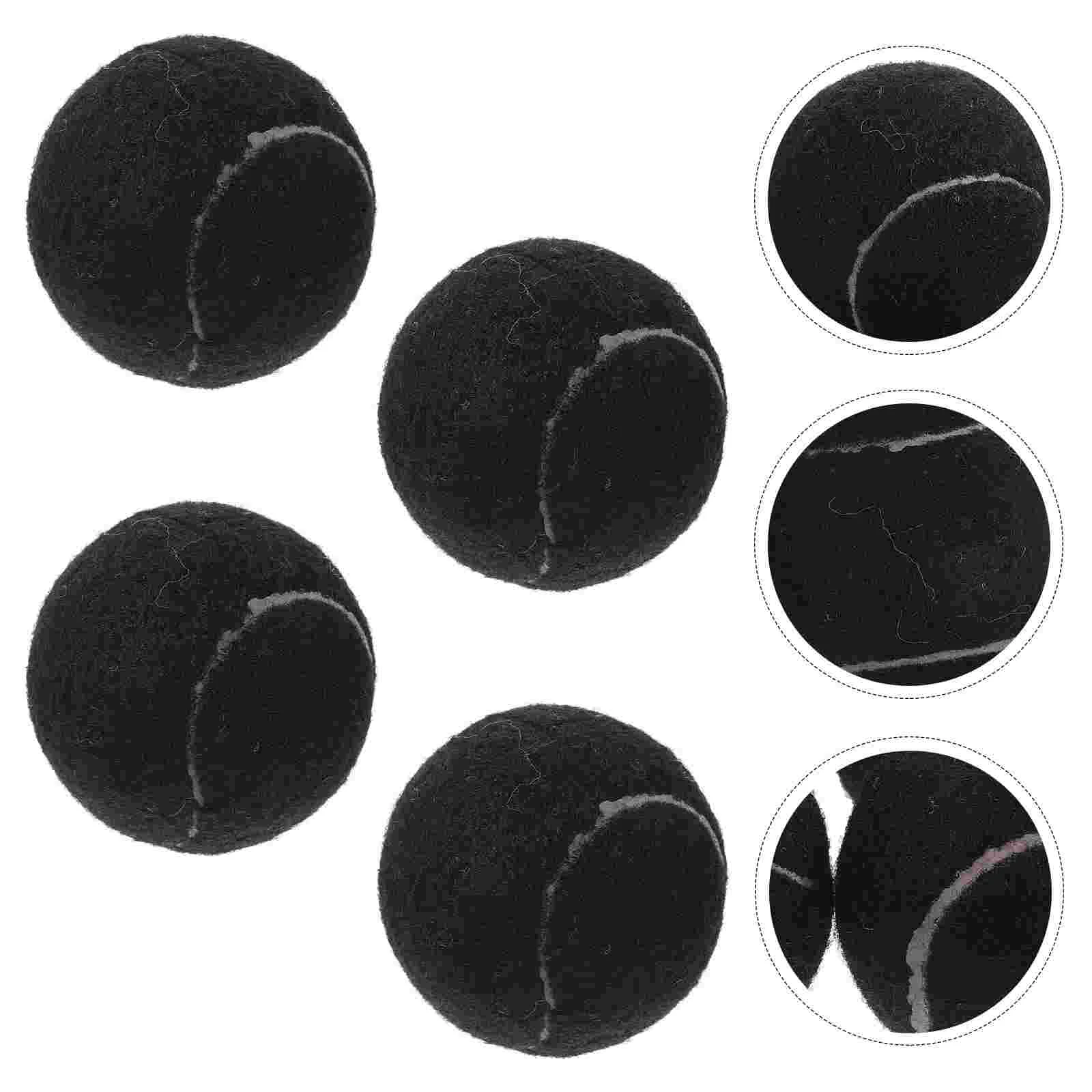 

4 Pcs Tennis Balls Walkers Precut Chairs Accessories Rollator The Cross Rubber Glides