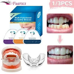 1/3PCS Teeth Corrector Tooth Orthodontic Trainer Fake Braces Trainer for Teeth Alignment 3 Phases for Adults Tooth Care Tools