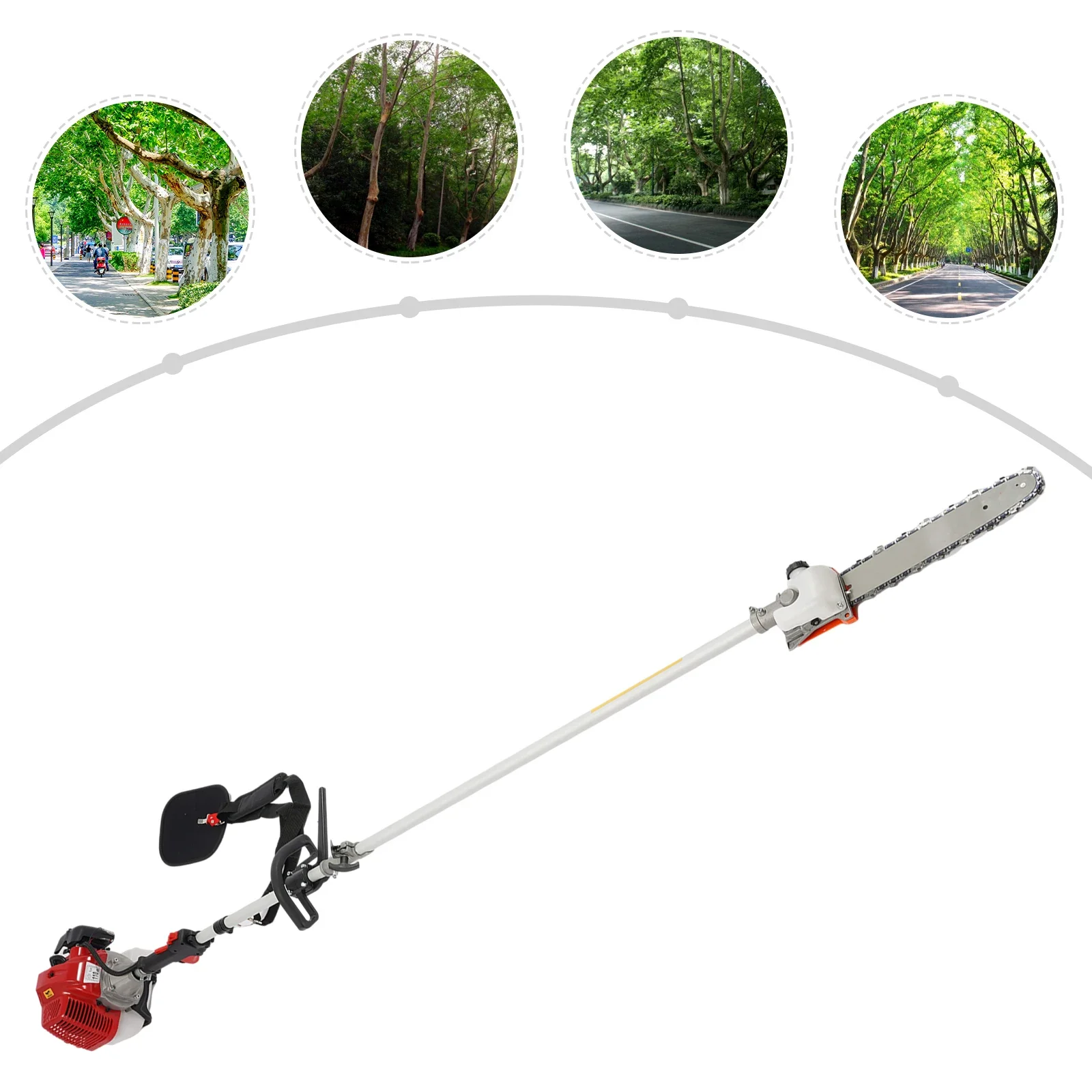 Scie d’Élagage Thermique 2-Temps 43CC, Perche 3,4 m pour Taille d’Arbres Sc3f5226b27db4abda7d41e96b22801a8O