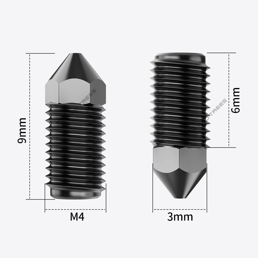 Upgrade-Hotend-Kit für Bambu Lab A1/A1 Mini mit 0,4-mm-Düse aus gehärtetem Stahl und Silikonabdeckung für Bambulab A1 Mini Hotend – Detail 2