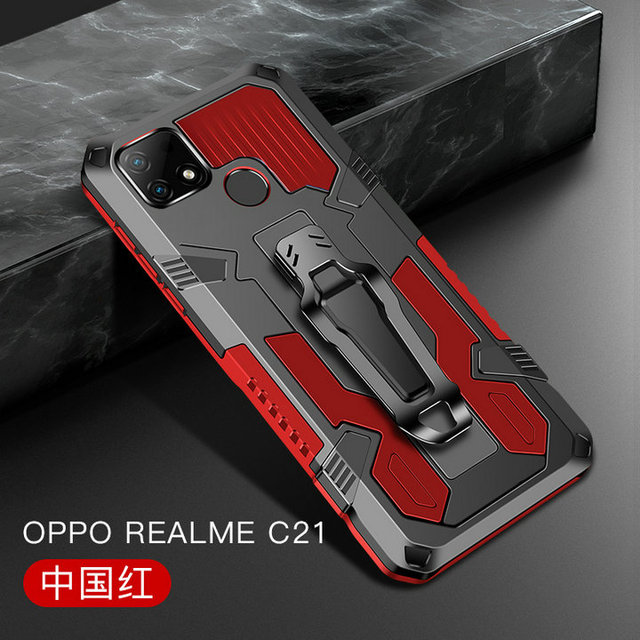 C21 y C25 C11 C35 Belt Clip Case Magnet Back Cover for OPPO Realme 8 Pro Case C21Y C3 C25S C 21 11 15 7 C25Y Bumper Etui