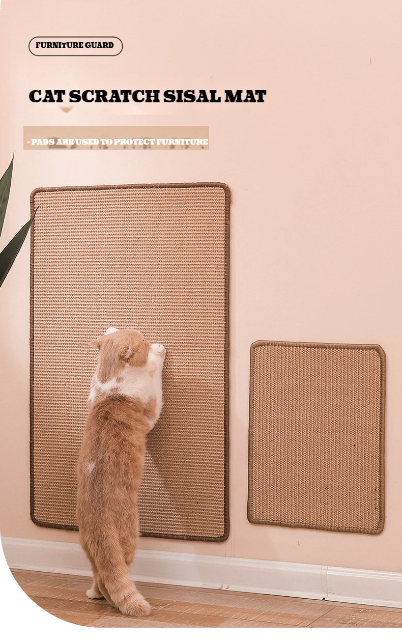 Cat Scraper Pad Sisal Cat Training Scratch Pad Table Leg Cat Scratcher