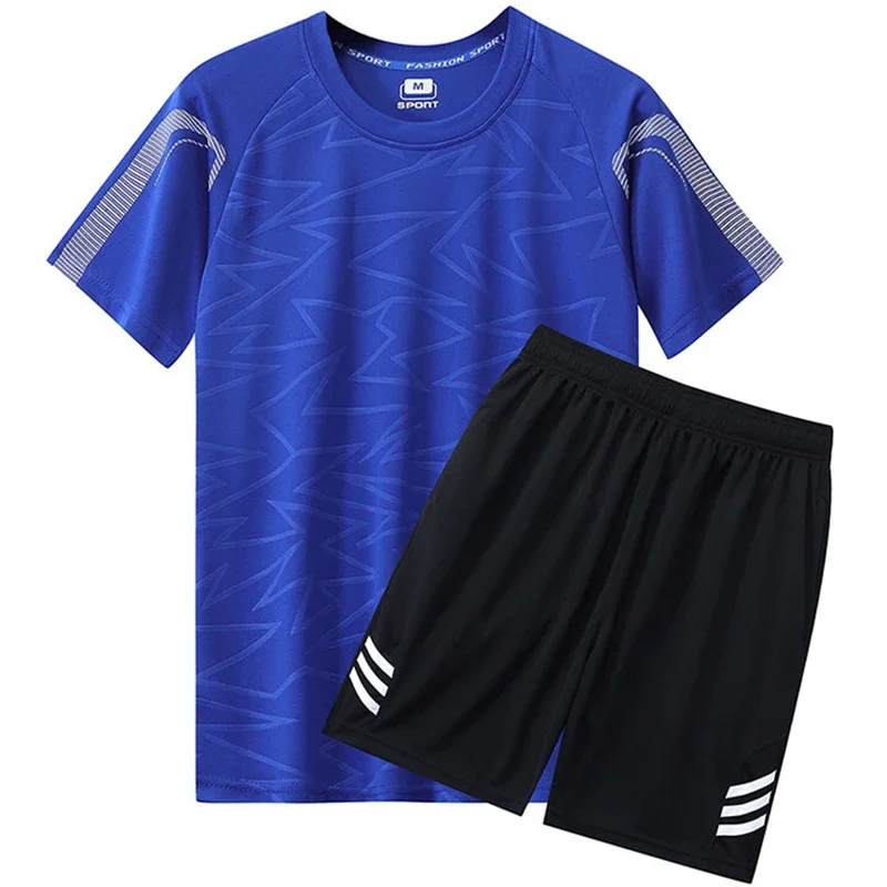 Ice Silk Quick Drying Fitness Set for Summer Sports sports suit