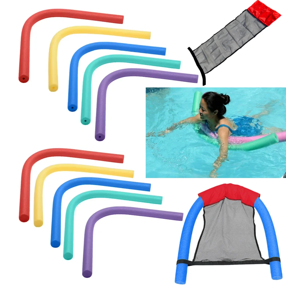 Solid Color Swimming Aid Foam Noodles Low Density Strong Buoyancy Swim Pool Water Float Stick for Children Adults inflatable pool float