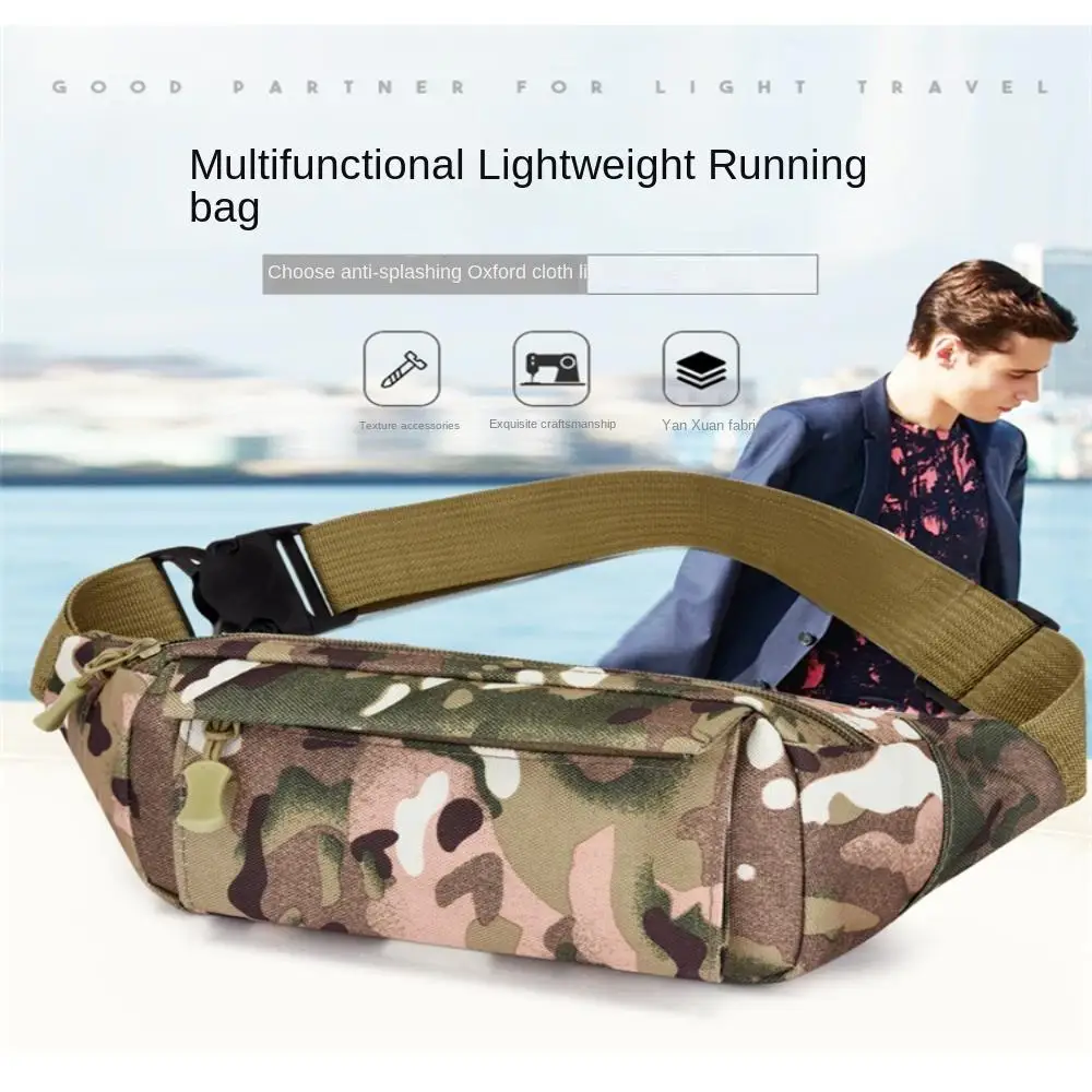 Oxford Cloth Pouch Fashion Portable Waist Bags Wear Resistant Waterproof Shoulder Belt Bags Cycling