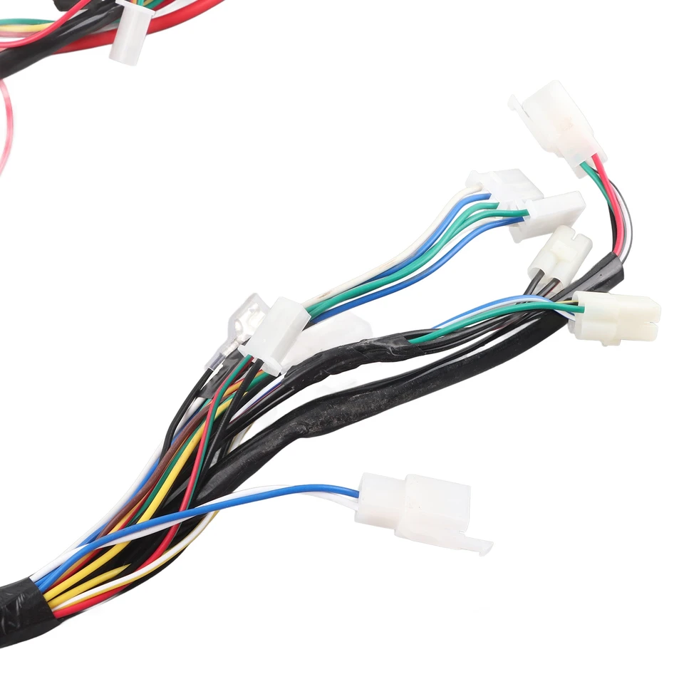 Compleet Quad Kabelboom Kit Elektra ATV Kabelboom Kit met CDI Contactslot Solenoid Relais voor ATV Quad Bike 200-300cc