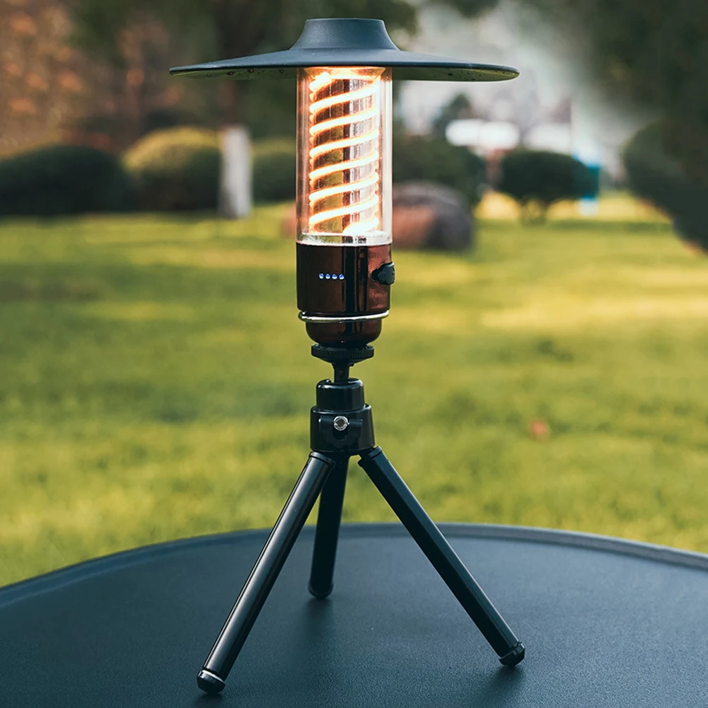 LED Camping Tent Lights Dimmable Waterproof Camping Lighting USB Charging Multifunctional Energy-Efficient for Outdoor Travel