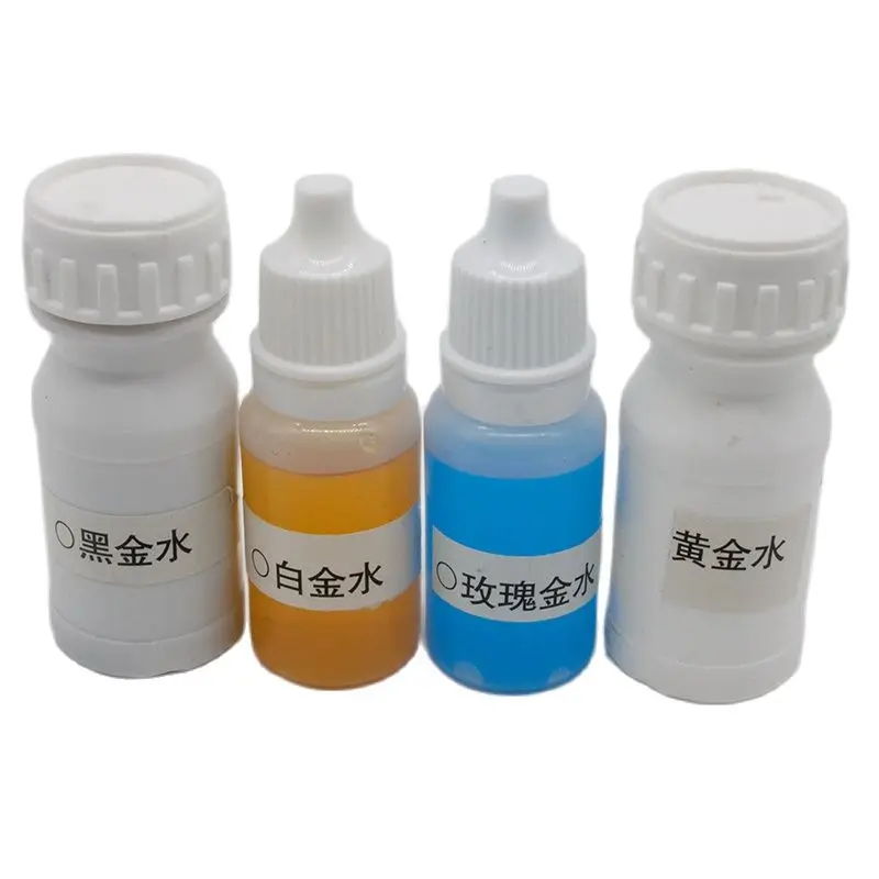 

10ML Pen Plating Solution Water for Jewelry Electroplating System 24K Rose Gold Platium Liquid