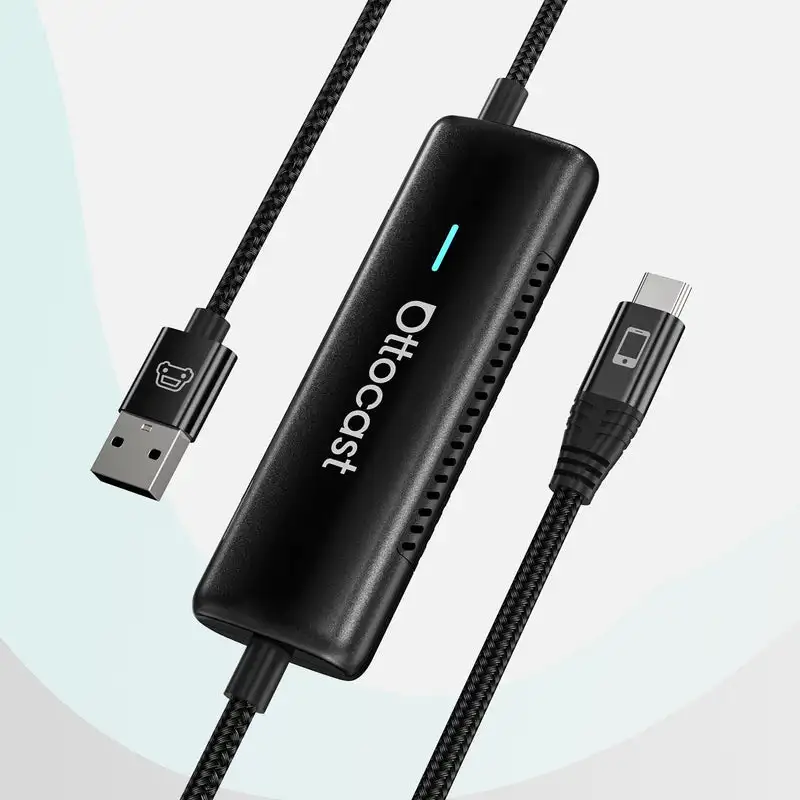 OTTOCAST Wireless CarPlay Adapter Mirror Touch Stick Screen