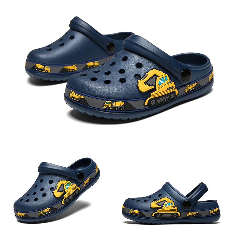 صنادل كرتونية للأطفال ، نعال صيفية ، أحذية حديقة غير رسمية ، أحذية شاطئ مجوفة للأطفال ، الأولاد والبنات ، موضة جديدة