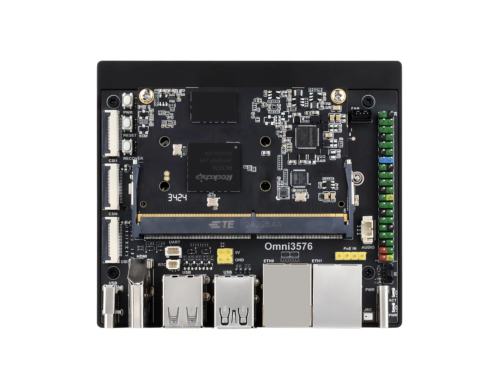 Waveshare Luckfox Core3576 Edge Computing Development Board