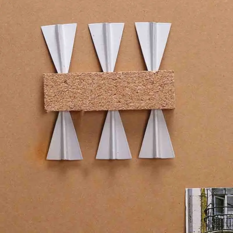 6Pcs/Set 4*2cm Creative Airplane Shape Thumbtack Mini Pin Thumb Tack Cork Message Board Pushpin For Home Office Wall Thumbtacks push pins