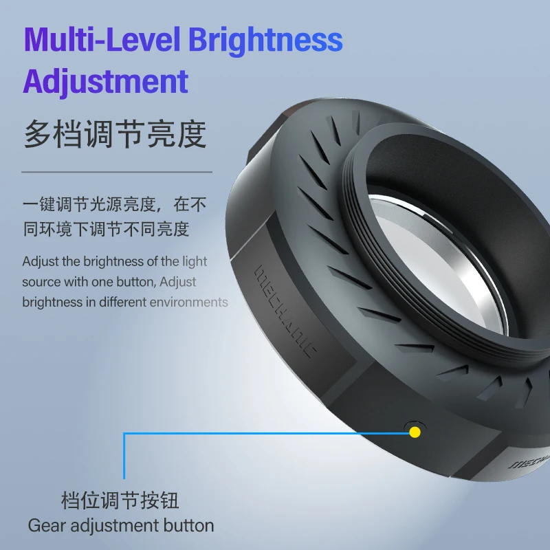 MECHANIC LS3 Microscope Ring Lamp 7W LED Light Source Tricolor Multi Level Ultra Brightness Adjustment Eye Protection Work lamps microscope lamp