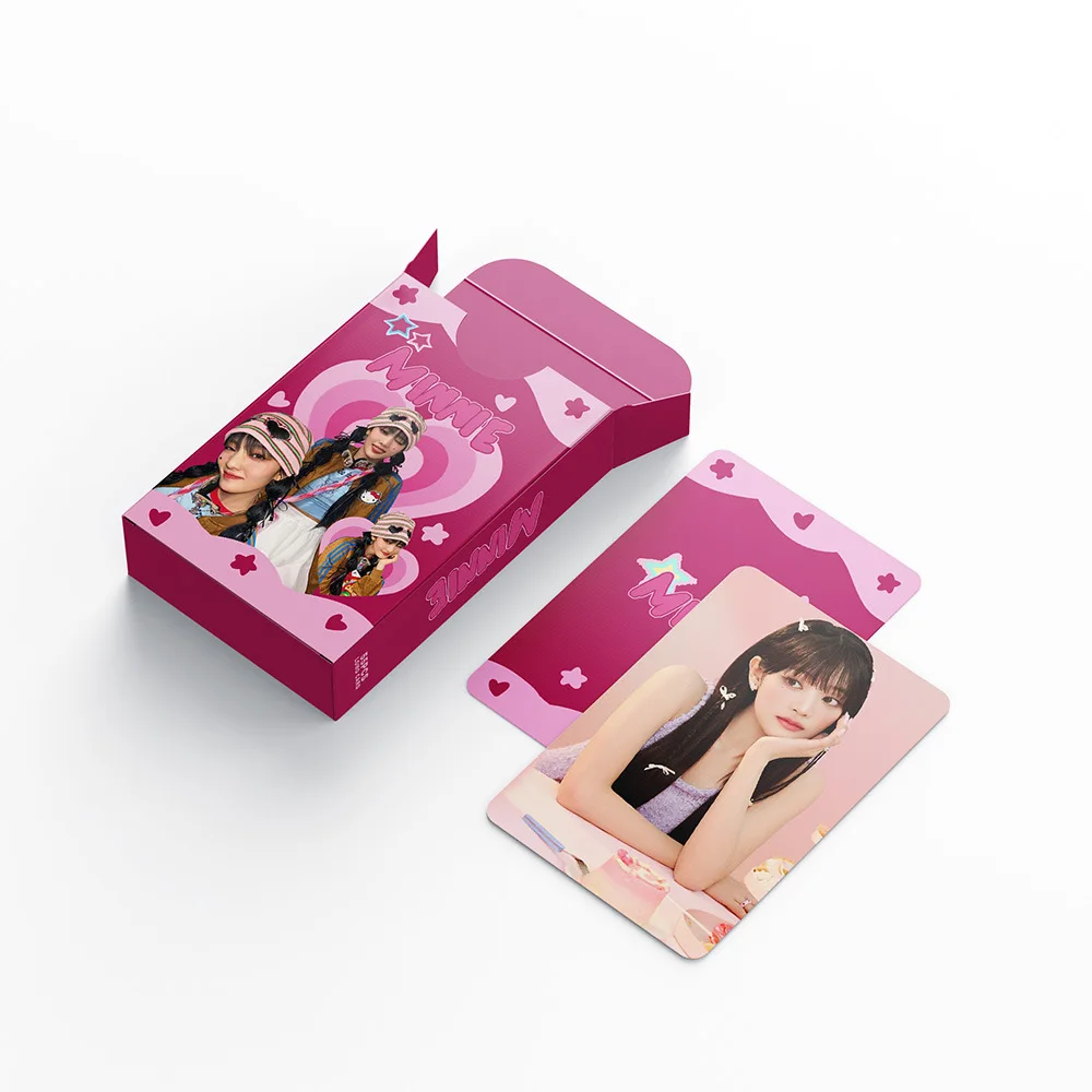 55pcs/set Kpop GIDLE Lomo Cards Minnie Solo Photocards New Album G-idle Photocards Photo Print Cards