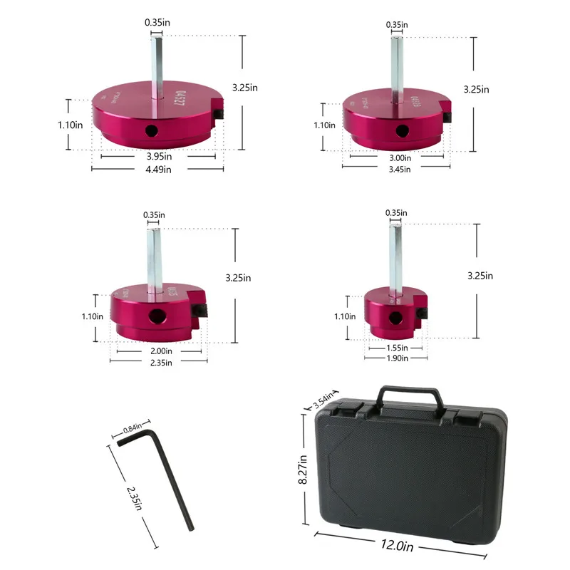 Alésoir Tuyau Pvc Lot De 8 Alu00e9soirs En Plastique PVC Pour Raccords De Tuyaux, Kit D'outils De Plomberie Pour Perceuses Standard De 1,27 Cm Ebavureur Pvc