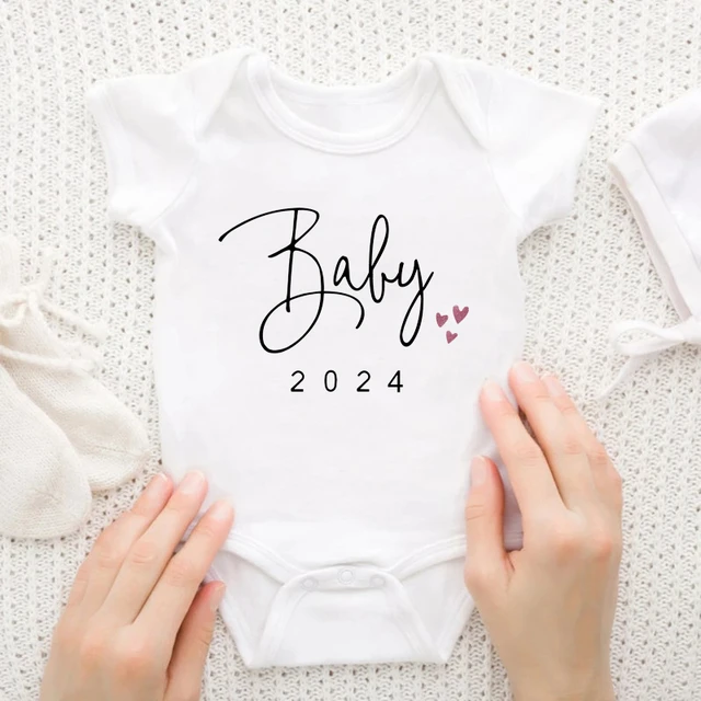 Body para bebé recién nacido, ropa para el primer día del padre, mono para  anuncio de embarazo - AliExpress