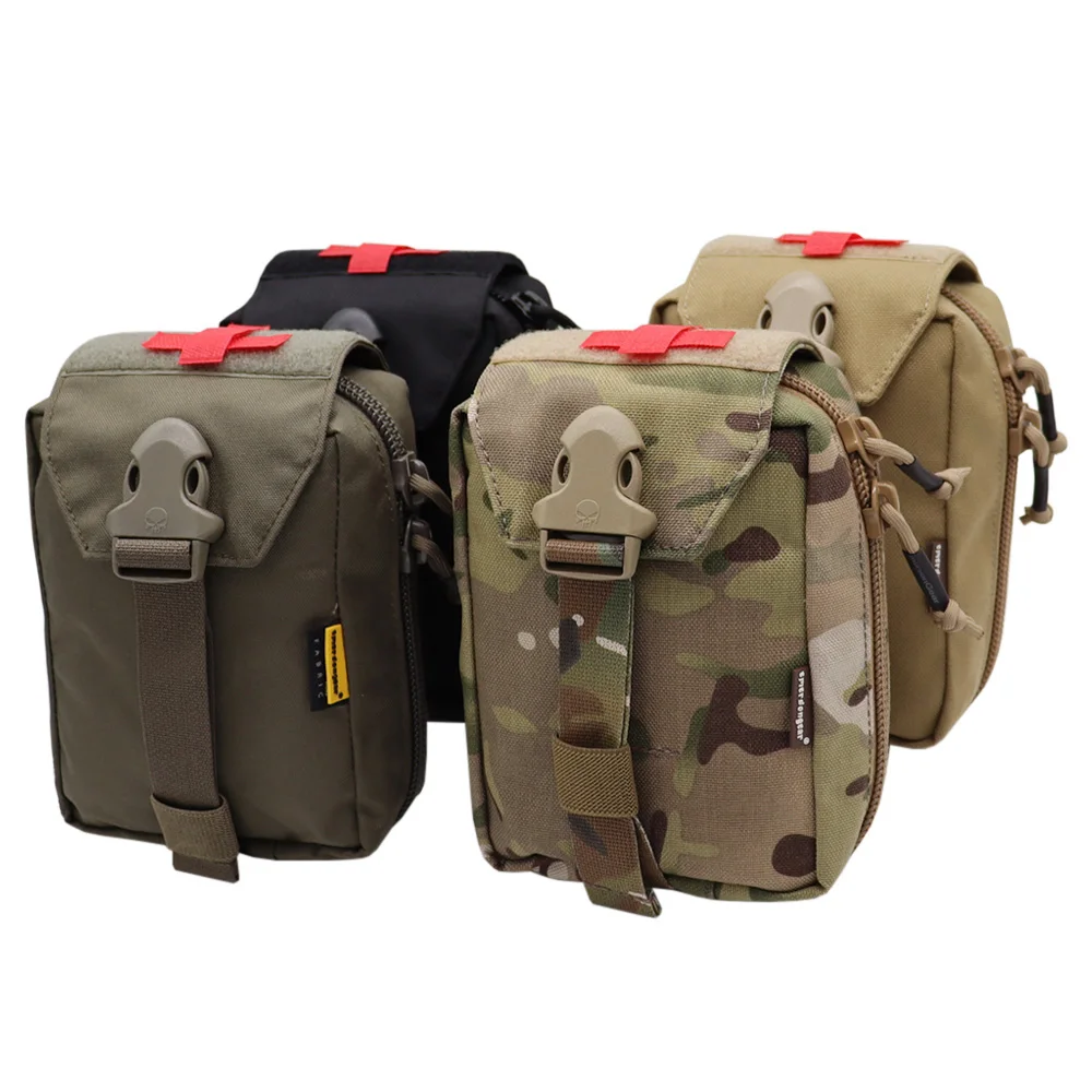 Emersongear Taktische MOLLE-Erste-Hilfe-Ausrüstungstasche, medizinischer Träger, EMT IFAK Survival-Tasche mit Reißverschluss, Multicam Molle-Werkzeugtasche – Detail 1