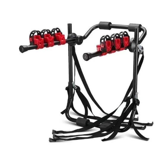 thumbnail image 1 of Portabicicletas de brazo resistente para 3 bicicletas, soporte trasero para portón trasero, para SUV, automóviles y portaequipajes de techo, 1 of 5