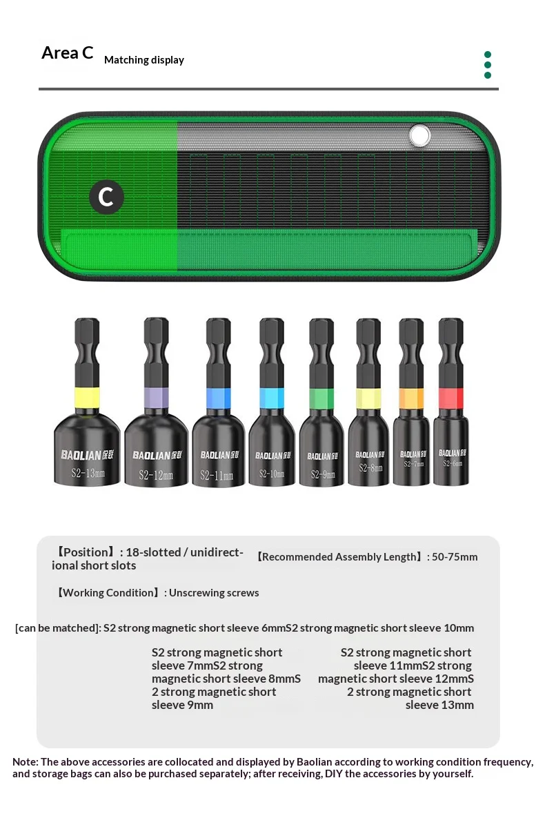 Elektriker-Werkzeugtasche aus Oxford-Gewebe – Tragbare Aufbewahrung für Profis, Elektriker und Schreiner – Reparatur- und Heimwerker-Handtasche mit Bit-Set – Detail 14