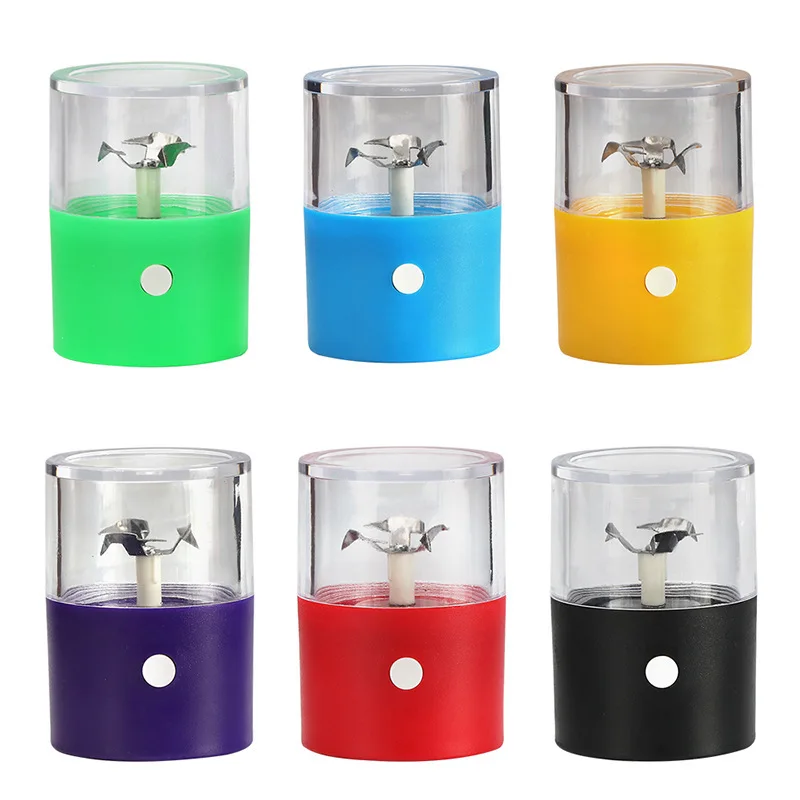 USB Charging Grass Grinders Tobacco Crusher Electric Herb Grinder Chargeable Smoking Accessories Household Kitchen Tools 2
